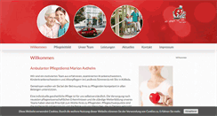 Desktop Screenshot of pflegedienst-axthelm.de